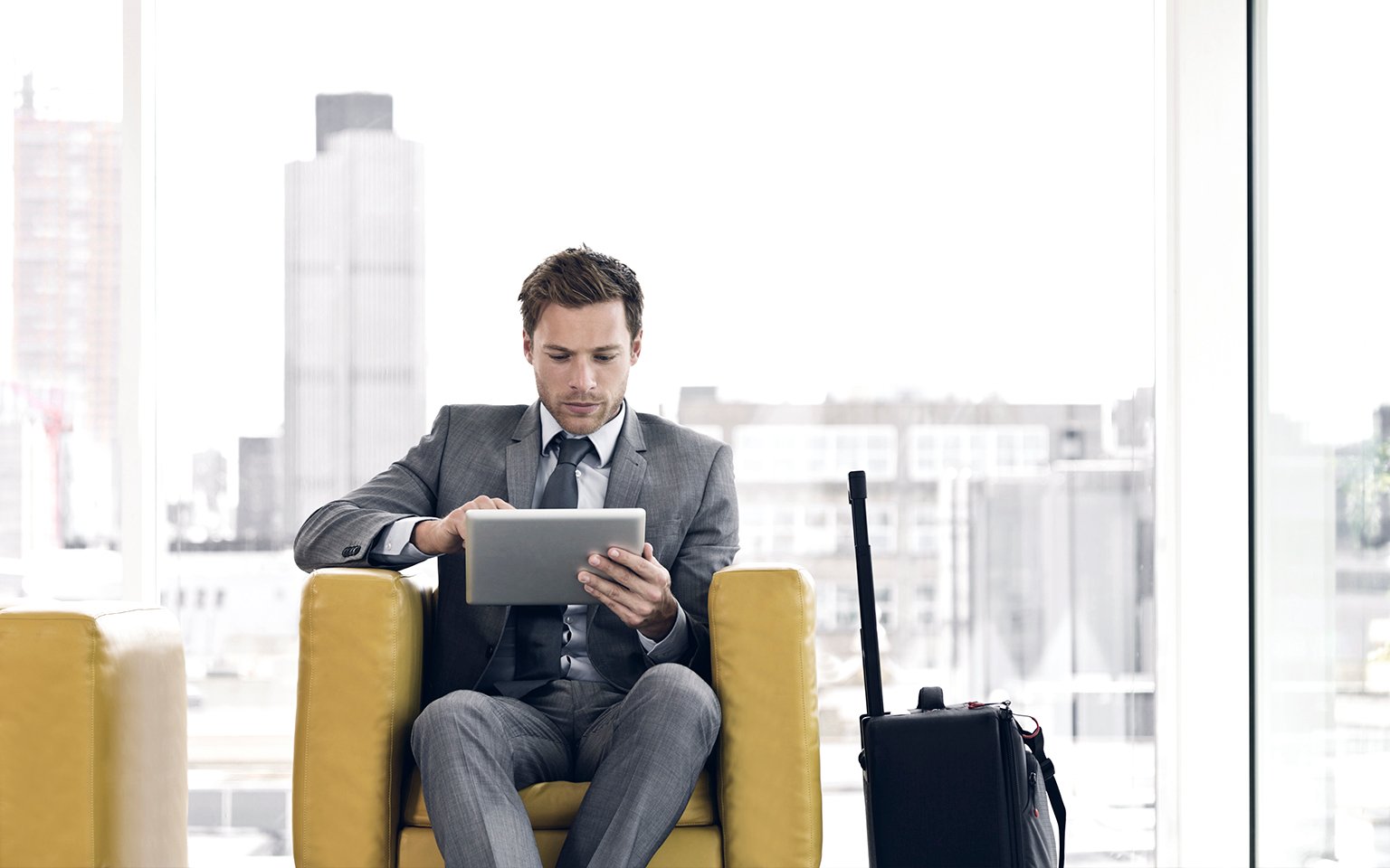 Embracing enterprise mobility without jeopardizing data security guy sitting in chair